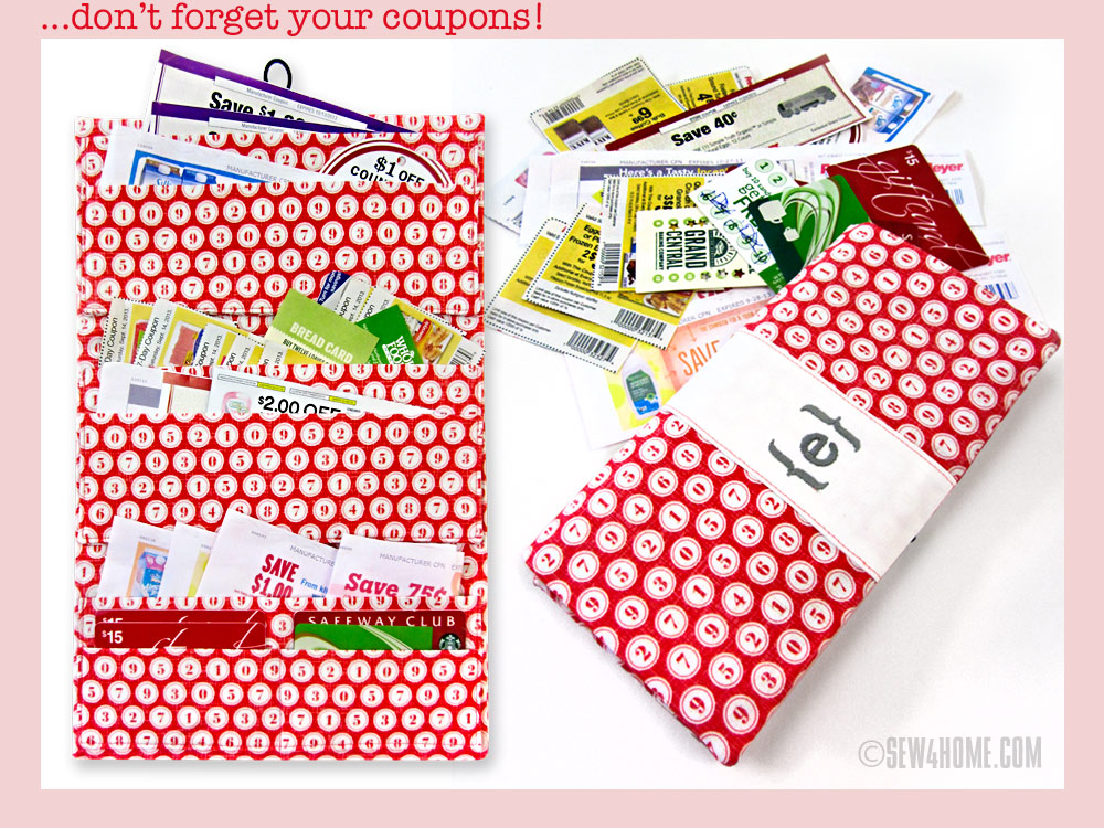 Coupon Clipper Wallet + Organizer - Sew4Home