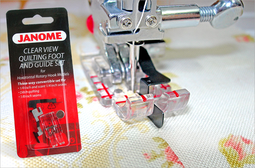 Janome Clear View Quilting Foot and Guide Set 