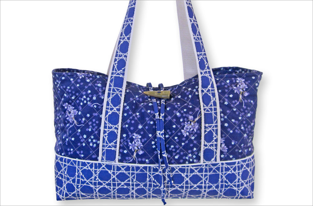Basket Weave Quilted Tote - Sew4Home