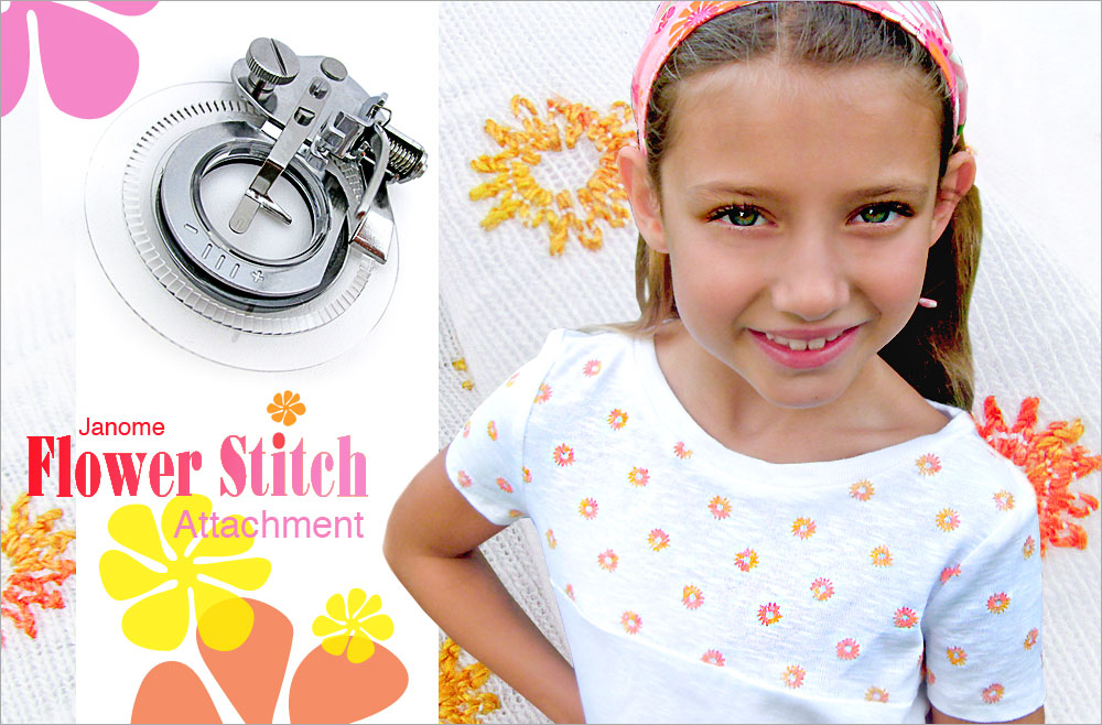 Sewing Machine Embroidery Foot Circular Disc Pattern Presser Wins Flower Stitch 