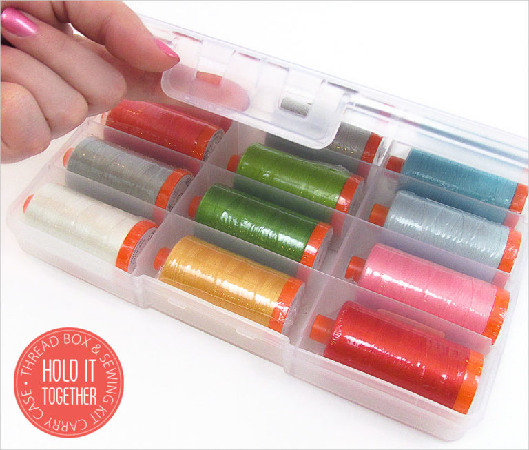Thread Box and Sewing Kit Carry Case - Sew4Home