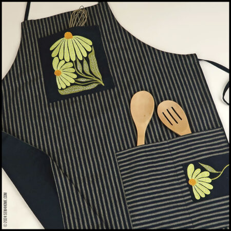 Patch Pocket Drawstring Apron - Sew4Home